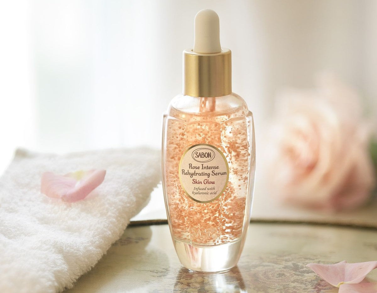 ローズハイドレイティングセラム フローラル・マリン – SABON（サボン