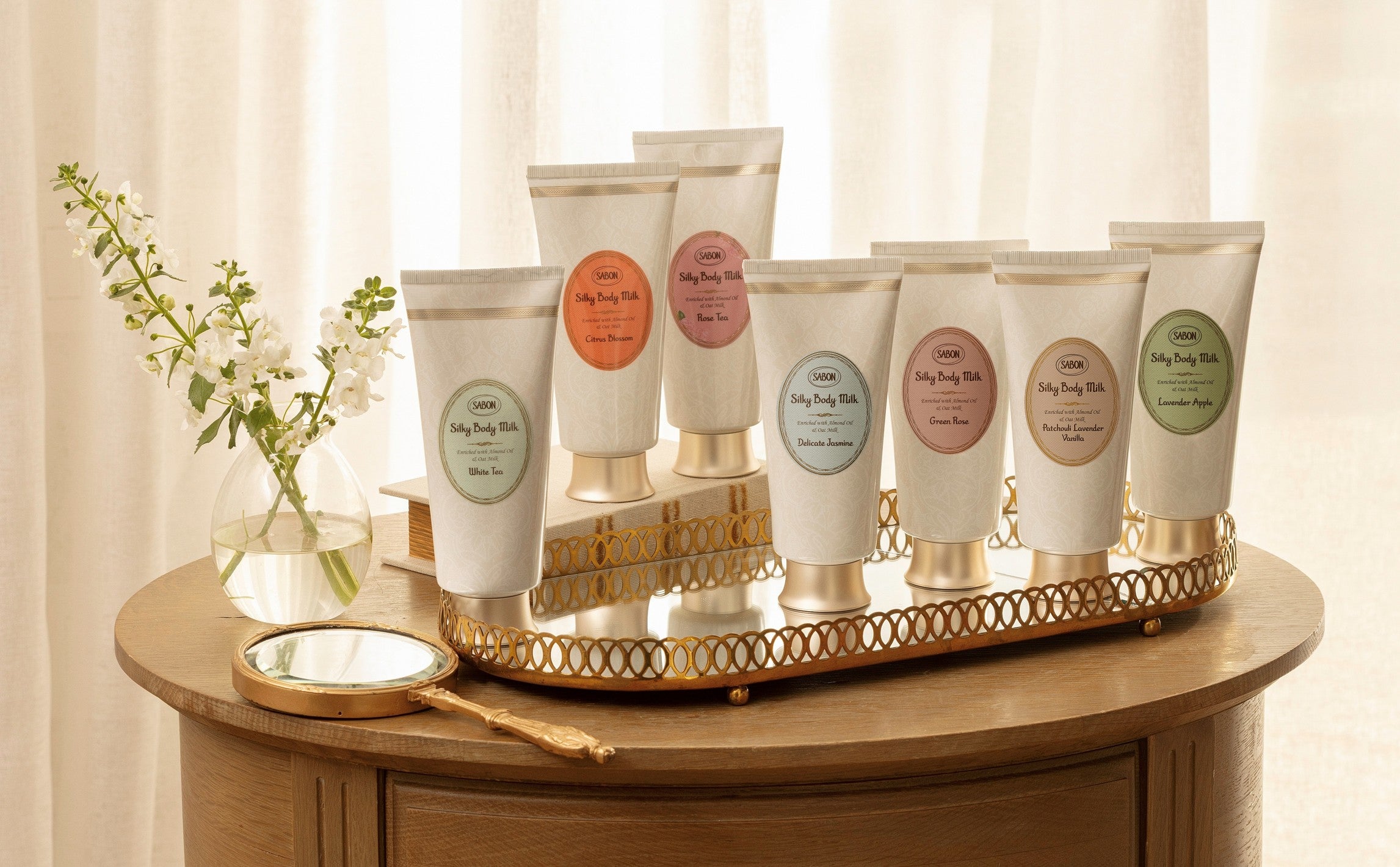 シルキーボディミルク パチュリ・ラベンダー・バニラ – SABON（サボン