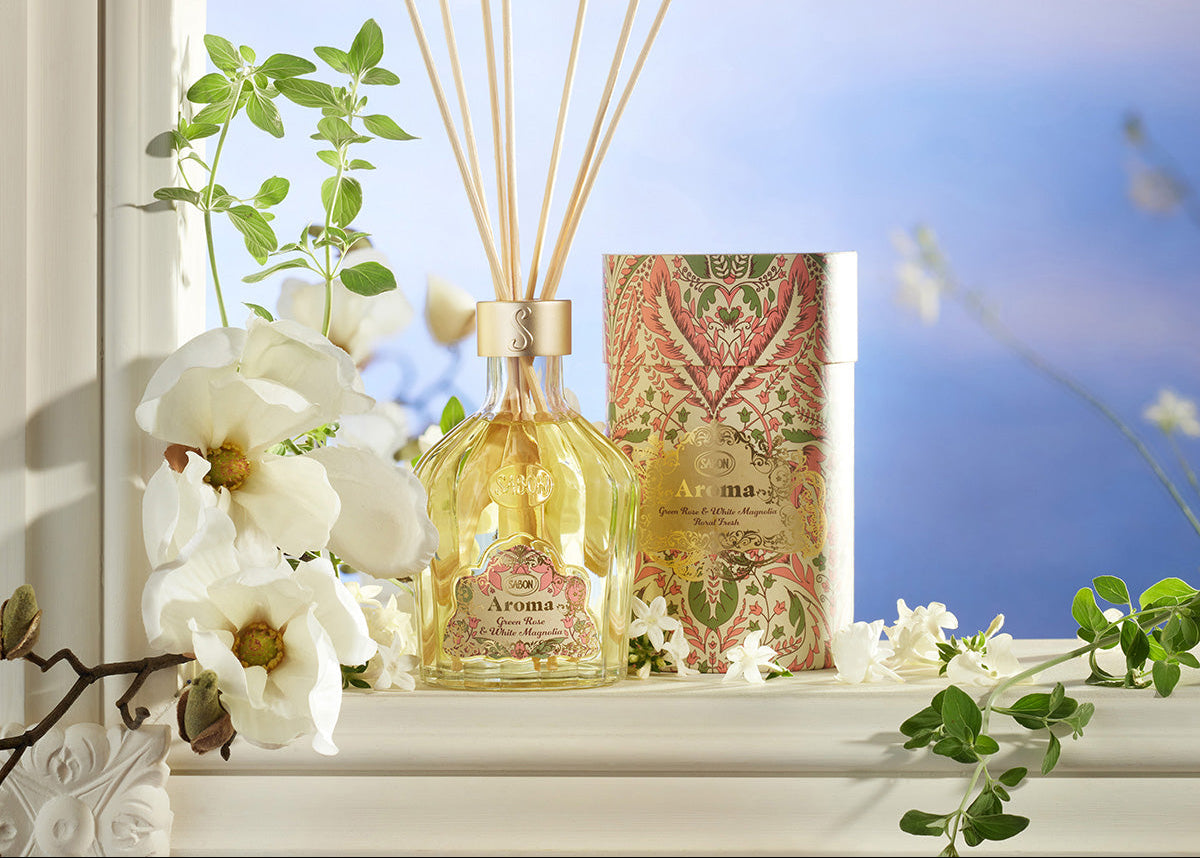 サボン SABON アロマ グリーン・ローズ＆マグノリア　245ml匿名発送 アロマ グリーン・ローズ＆マグノリア – SABON（サボン）公式サイト