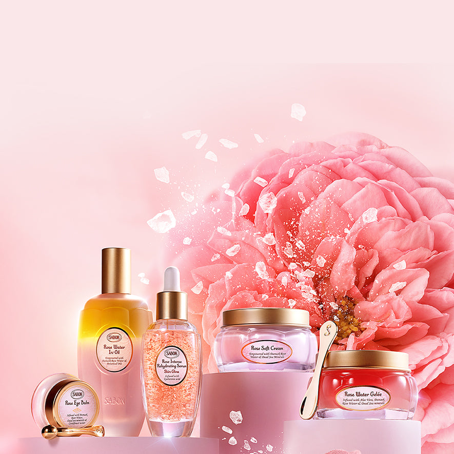 SABON サボン　フェイスポリッシャー ローズ ローズセラムインオイル　セット ローズ フェイスケアライン | SABON サボン – SABON（サボン）公式サイト